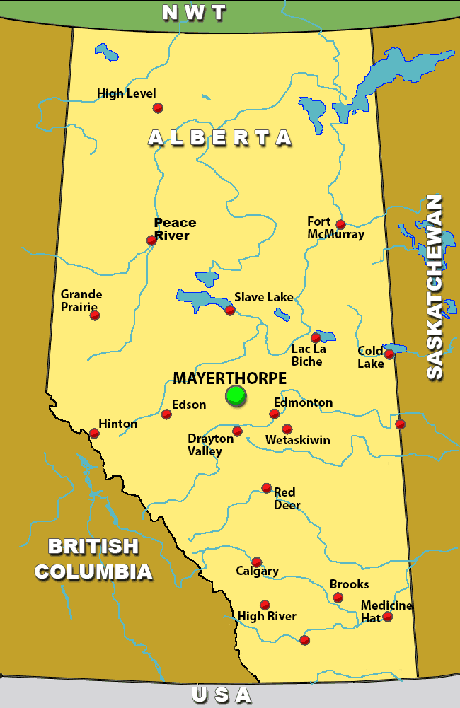 Charter Flights To Mayerthorpe Alberta Charter Flight Network